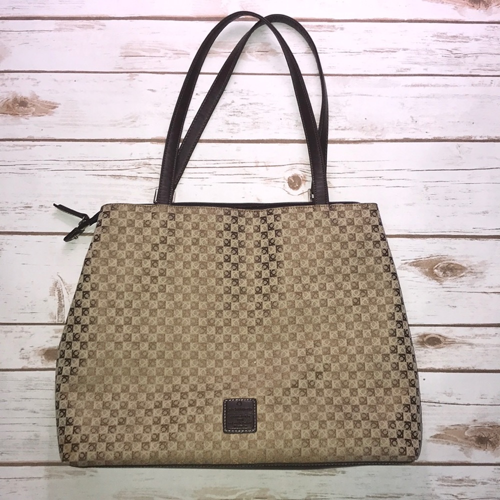 Liz Claiborne cloth vintage large tote purse EUC